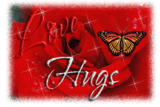 Hugs Love Butterfly
