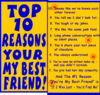 Top 10 Reasons Your My Best Friend