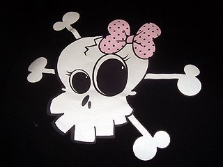 Emo Skull And Crossbones
