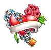 heart with chain