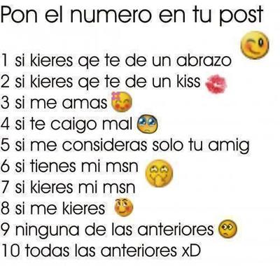pon el numero