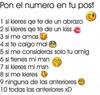pon el numero