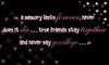 A memory Lasts forever