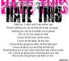 hate me