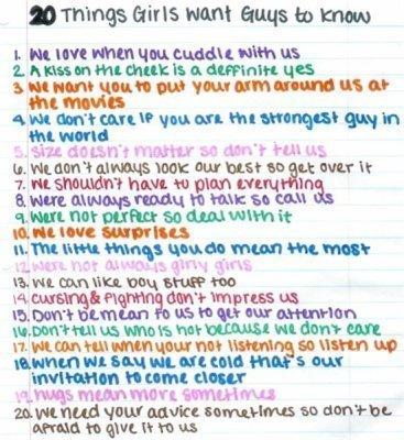 I Want You To Know..