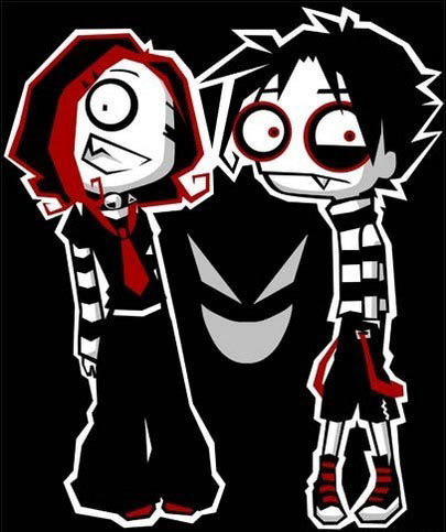 Emo Couple Anime