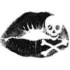 Emo Lips Skull