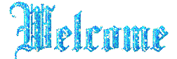 Welcome Fancy Cyan Glitter