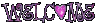 Welcome Glitter With Heart