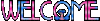 Welcome Pink And Blue