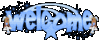 Welcome Light Blue Glitter Girls