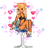 Doll in a drink glass