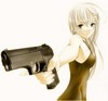 Anime Girl With Gun