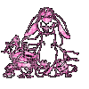 Pink Rabbit Glitter