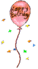 Happy Birthday Baloon And Confetti