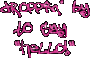 Drppin By To Say Hello Glitter