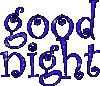 Good Night Blue Glitter