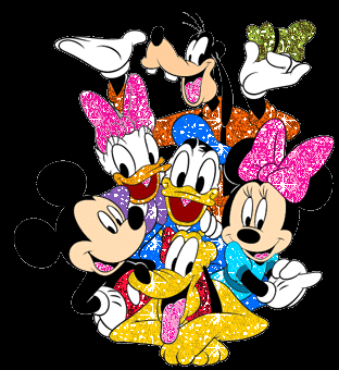 Disney Characters Glitter