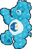 Bear Glitter Blue