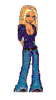 Glittery Sexy Blond Doll