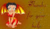 Betty Boop Thanks