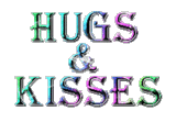 Hugs And Kisses, animated text