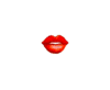 Hugs And Kisses, animated lips, red