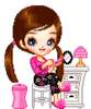 Cute Doll with Makeup
