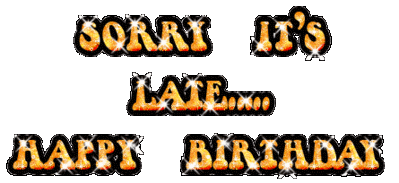 Happiii Late Biirthdaii