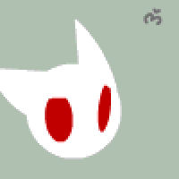 White cat kiss