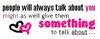 people talk