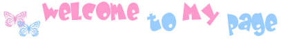 Welcome To My Page