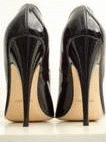 girls shoes, black, pink