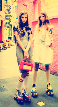 retro , girls 