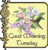 Good morning Tuesday
