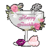 HAPPY BIRTHDAY ,PINK TEXT