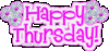 Thursday