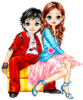 Glitter dolls