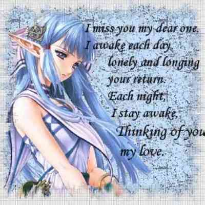 I miss you