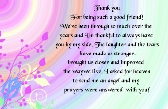  different color background poem about friendship