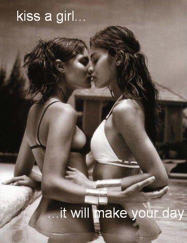 KISS A GIRL...