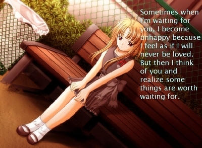 SOME THINGS ARE WORTH WAITING FOR