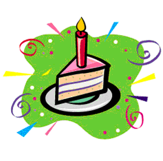 HAPPY BIRTHDAY, animated color