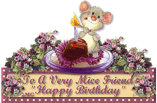 to a very mice friend 