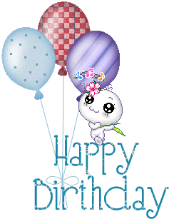 happy birthday, balloons