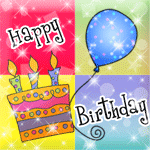 happy birthday, gliter