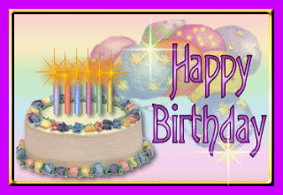 happy birthday, violet text