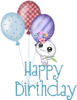 happy birthday, balloons