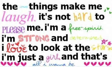 i'm free spirit i'm strong 