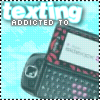 Texting addicted to